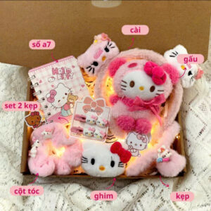 Hộp Quà Hello Kitty Màu Hồng
